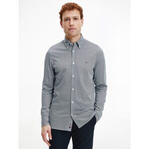 Tommy Hilfiger pánská vzorovaná košile Knit - XXL (0G1)